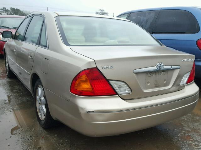 4T1BF28B9YU045446 - 2000 TOYOTA AVALON XL BEIGE photo 3