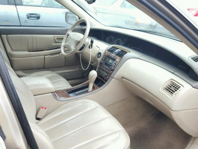 4T1BF28B9YU045446 - 2000 TOYOTA AVALON XL BEIGE photo 5