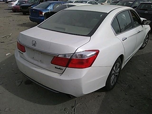 1HGCR2F39EA272727 - 2014 HONDA ACCORD LX WHITE photo 4