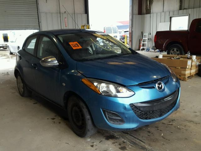 JM1DE1HYXB0110091 - 2011 MAZDA MAZDA2 BLUE photo 1