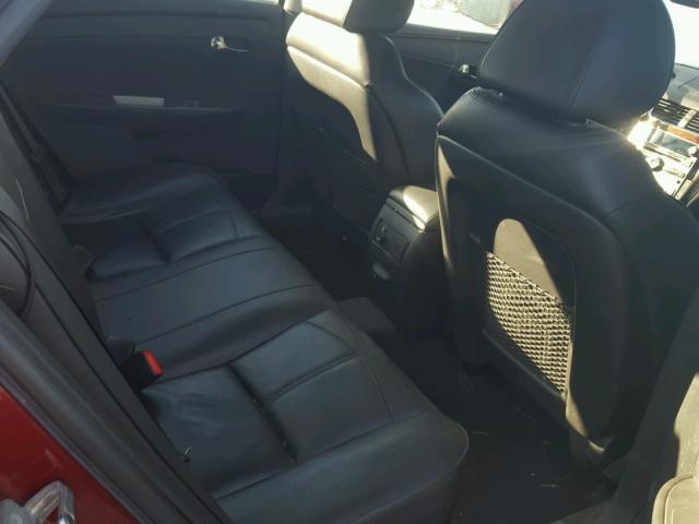 1G1ZE5E74AF208952 - 2010 CHEVROLET MALIBU LTZ Қызыл фото 6