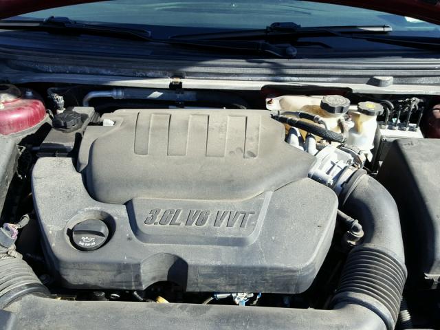 1G1ZE5E74AF208952 - 2010 CHEVROLET MALIBU LTZ Қызыл фото 7