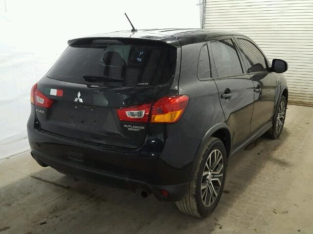 JA4AR3AUXGZ050868 - 2016 MITSUBISHI OUTLANDER BLACK photo 4