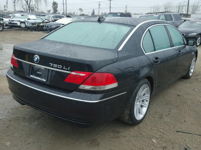 WBAHN83506DT31833 - 2006 BMW 750 LI BLACK photo 4