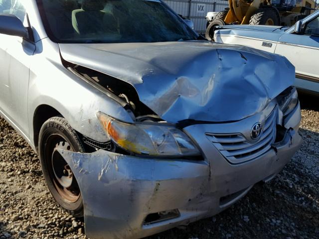 JTNBE46K573062136 - 2007 TOYOTA CAMRY NEW SILVER photo 9