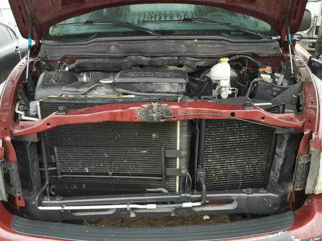 1D7HA18N23J608502 - 2003 DODGE RAM 1500 S BURGUNDY photo 7