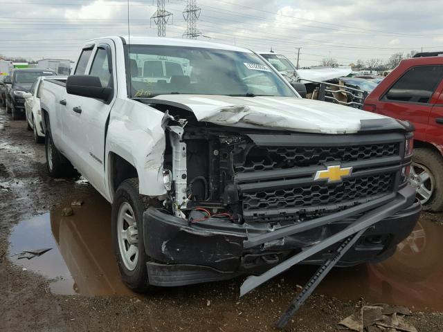 1GCVKPEH5EZ328329 - 2014 CHEVROLET SILVERADO WHITE photo 1