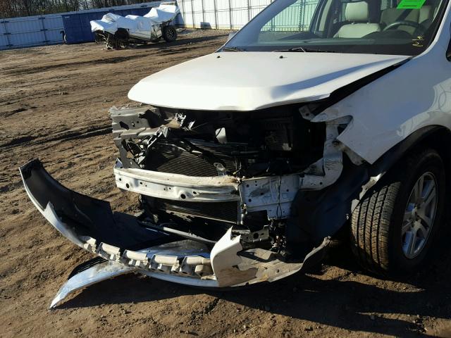 2FMDK3GC5CBA55913 - 2012 FORD EDGE SE WHITE photo 9