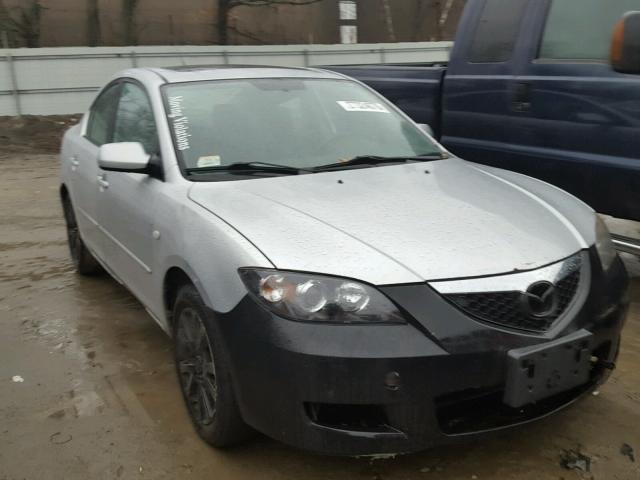 JM1BK32G081877267 - 2008 MAZDA 3 I SILVER photo 1