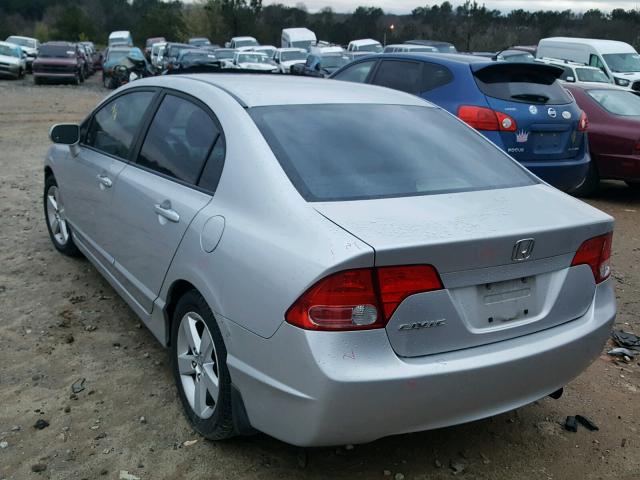 1HGFA16858L064685 - 2008 HONDA CIVIC EX ვერცხლისფერი ფოტო 3