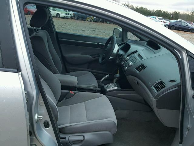 1HGFA16858L064685 - 2008 HONDA CIVIC EX ვერცხლისფერი ფოტო 5