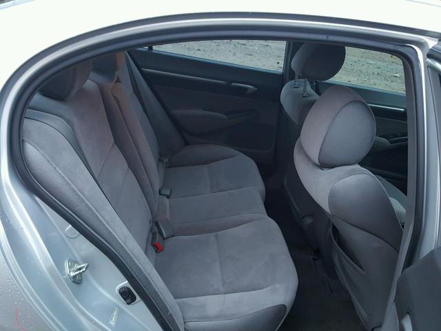 1HGFA16858L064685 - 2008 HONDA CIVIC EX ვერცხლისფერი ფოტო 6