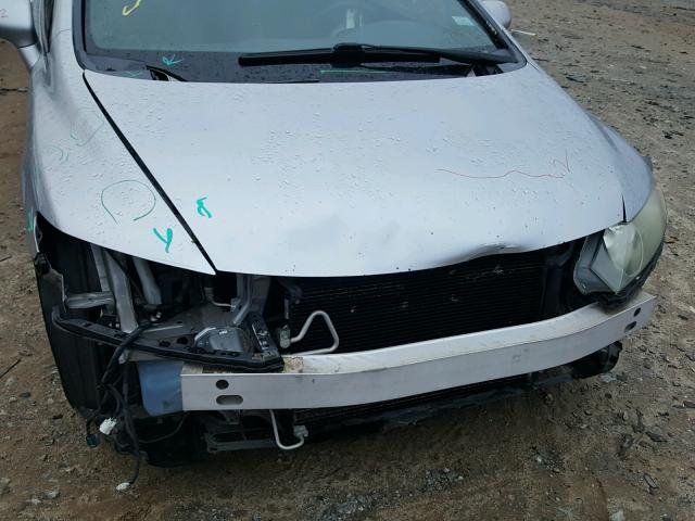 1HGFA16858L064685 - 2008 HONDA CIVIC EX ვერცხლისფერი ფოტო 9