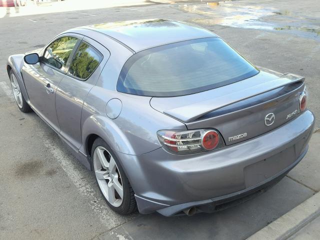 JM1FE173450145051 - 2005 MAZDA RX8 GRAY photo 3