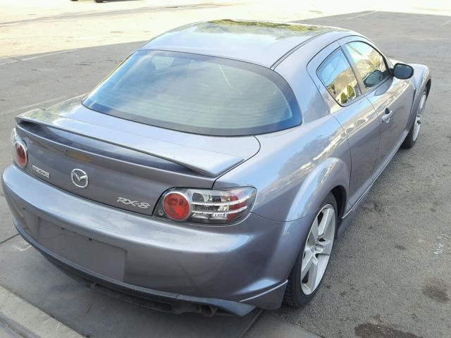 JM1FE173450145051 - 2005 MAZDA RX8 GRAY photo 4