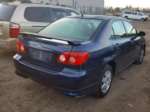 2T1BR32E56C614050 - 2006 TOYOTA COROLLA CE BLUE photo 4