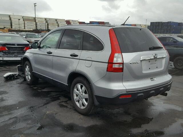 JHLRE38549C006358 - 2009 HONDA CR-V EX SILVER photo 3