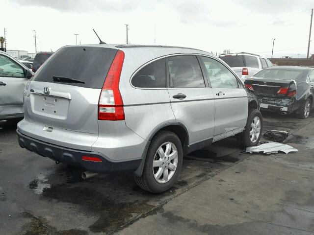 JHLRE38549C006358 - 2009 HONDA CR-V EX SILVER photo 4