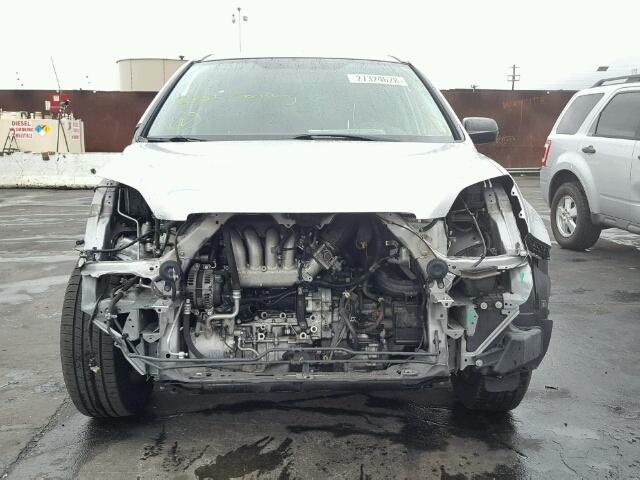 JHLRE38549C006358 - 2009 HONDA CR-V EX SILVER photo 9