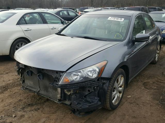 1HGCP26858A100605 - 2008 HONDA ACCORD EXL GRAY photo 2