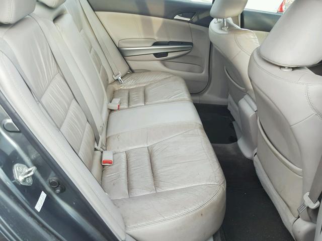 1HGCP26858A100605 - 2008 HONDA ACCORD EXL GRAY photo 6