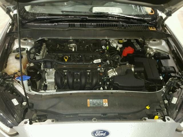 3FA6P0G75FR302987 - 2015 FORD FUSION S SILVER photo 7