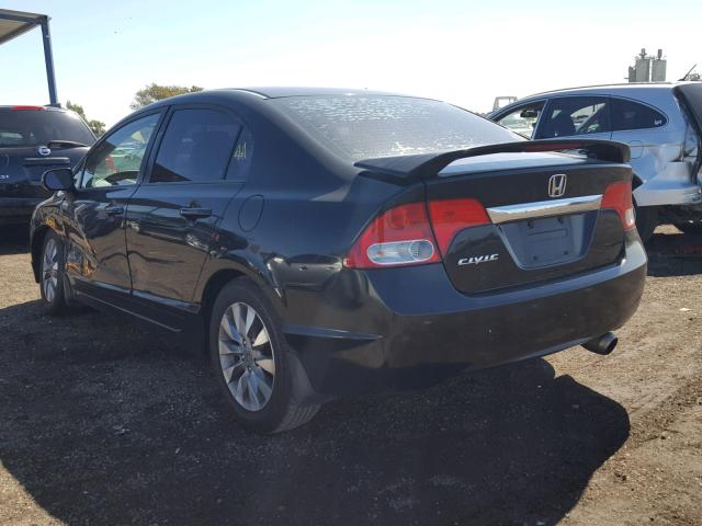 1HGFA16829L007037 - 2009 HONDA CIVIC EX Grafit foto 3