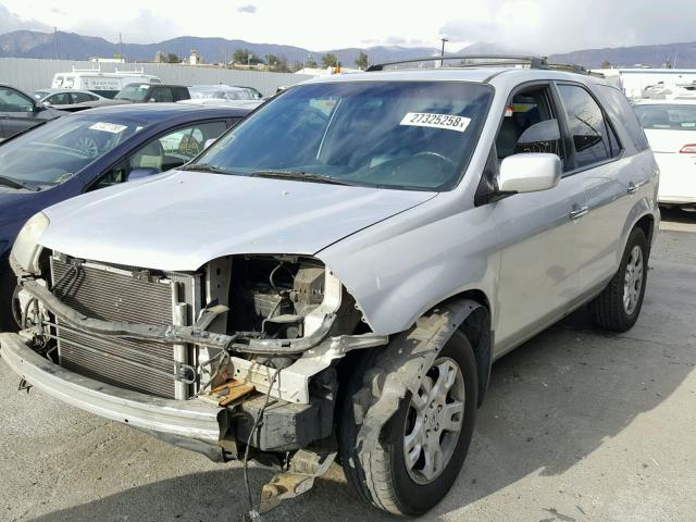 2HNYD18995H501742 - 2005 ACURA MDX TOURIN SILVER photo 2