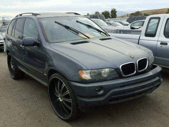 5UXFB33542LH37458 - 2002 BMW X5 4.4I BLUE photo 1