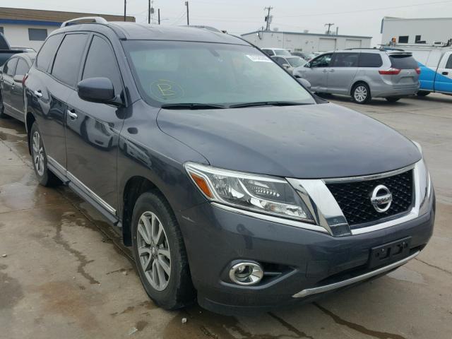 5N1AR2MN8EC718148 - 2014 NISSAN PATHFINDER GRAY photo 1