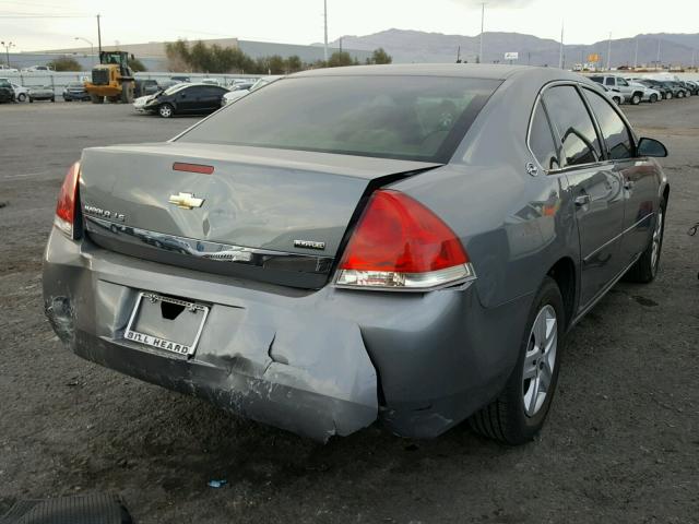 2G1WB55K279124078 - 2007 CHEVROLET IMPALA LS CHARCOAL photo 4