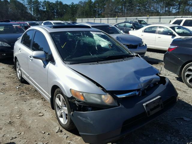 1HGFA16806L100277 - 2006 HONDA CIVIC EX SILVER photo 1