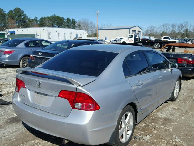 1HGFA16806L100277 - 2006 HONDA CIVIC EX ვერცხლისფერი ფოტო 4