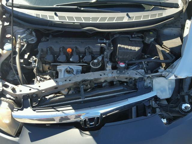 1HGFA16806L100277 - 2006 HONDA CIVIC EX ვერცხლისფერი ფოტო 7