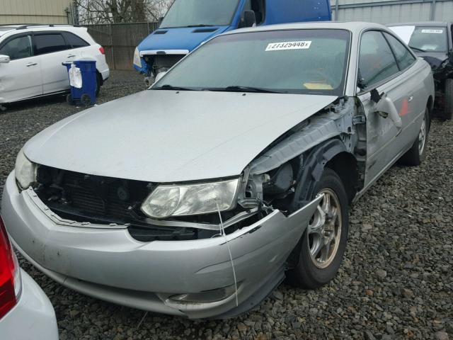 2T1CE22P43C022291 - 2003 TOYOTA CAMRY SOLA SILVER photo 2