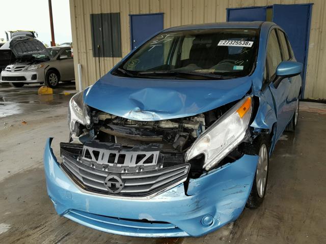 3N1CE2CP6FL404602 - 2015 NISSAN VERSA NOTE BLUE photo 2