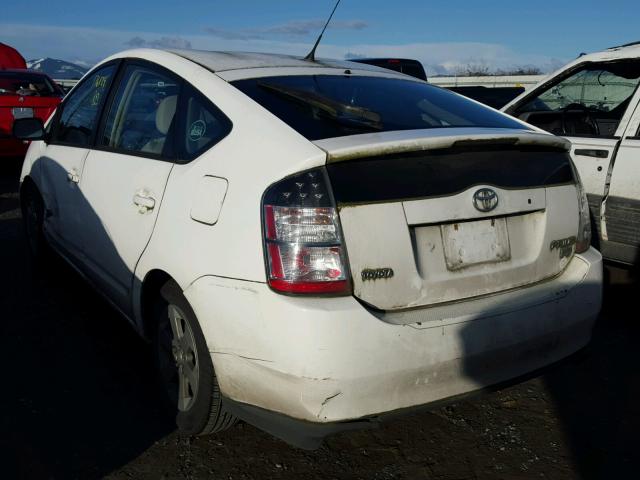 JTDKB20UX53055014 - 2005 TOYOTA PRIUS WHITE photo 3