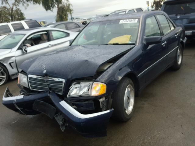 WDBHA23G6WA650540 - 1998 MERCEDES-BENZ C 230 BLUE photo 2