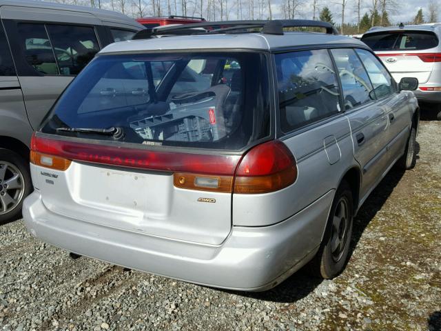 4S3BK4350V7309662 - 1997 SUBARU LEGACY L SILVER photo 4