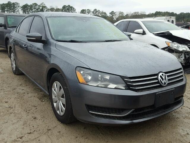 1VWAP7A39DC117868 - 2013 VOLKSWAGEN PASSAT S GRAY photo 1