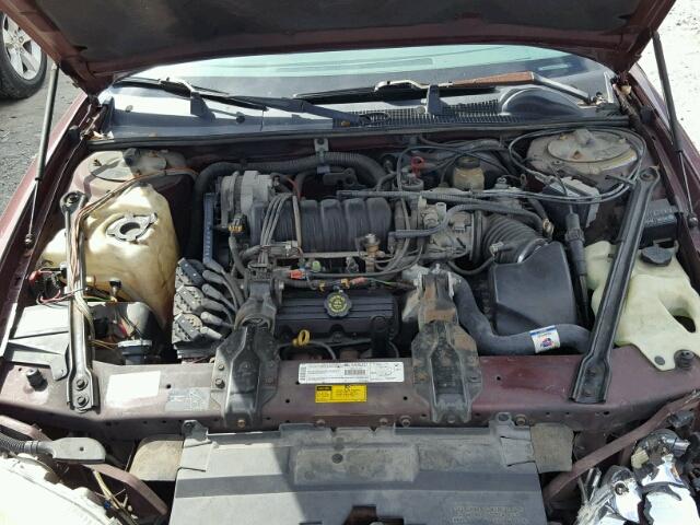 2G1WL52K9X9202230 - 1999 CHEVROLET LUMINA BAS წითელი ფოტო 7