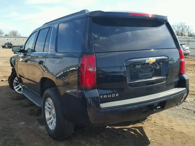 1GNSKBKC8HR118009 - 2017 CHEVROLET TAHOE K150 BLACK photo 3