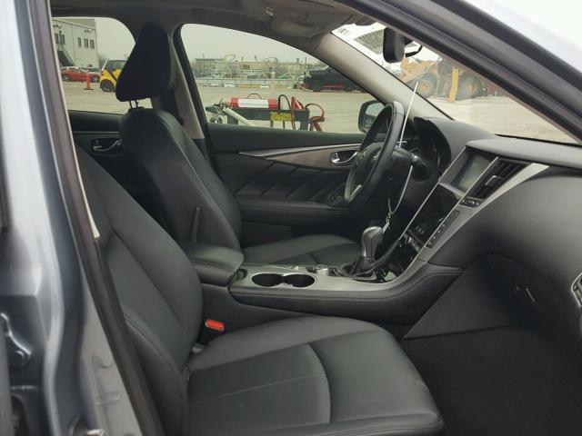 JN1BV7AP1FM345721 - 2015 INFINITI Q50 BASE Azul foto 5