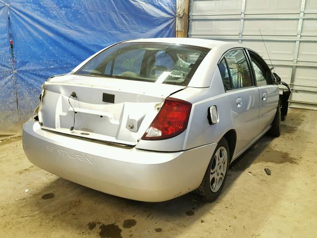 1G8AJ52F45Z103628 - 2005 SATURN ION LEVEL SILVER photo 4