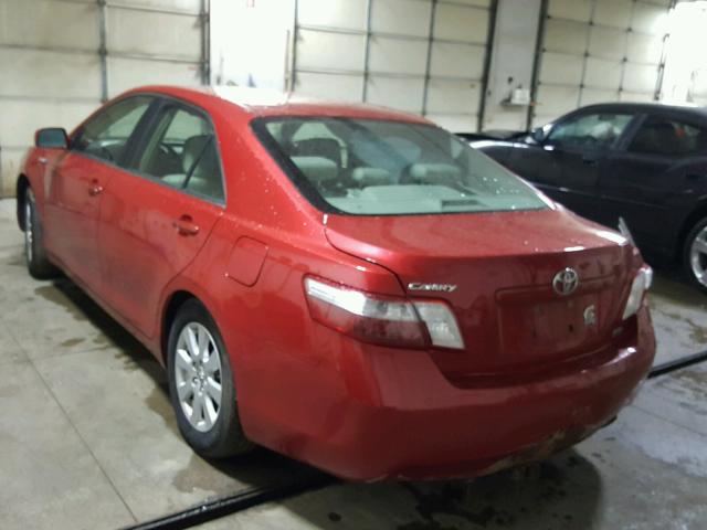 JTNBB46K873040172 - 2007 TOYOTA CAMRY NEW RED photo 3