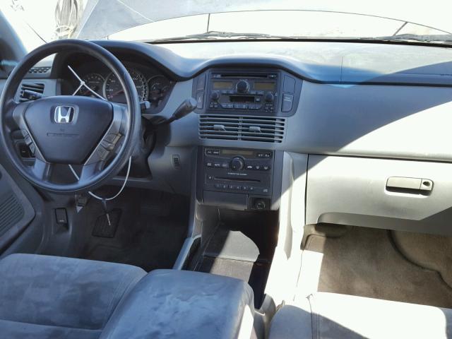 2HKYF18495H530086 - 2005 HONDA PILOT EX GRAY photo 9