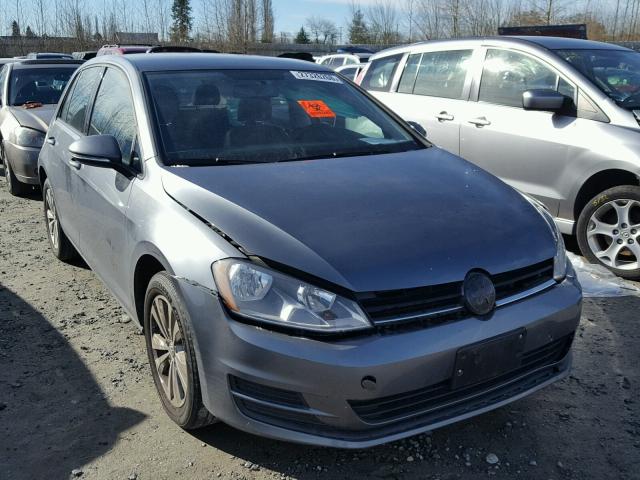 3VWRA7AU1FM079695 - 2015 VOLKSWAGEN GOLF TDI GRAY photo 1