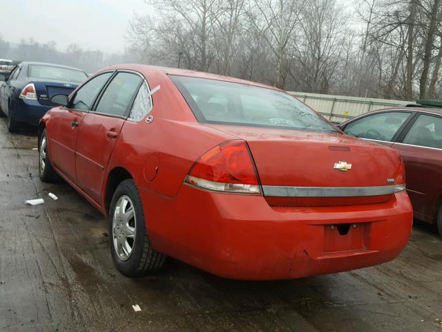 2G1WB58K479280361 - 2007 CHEVROLET IMPALA LS RED photo 3