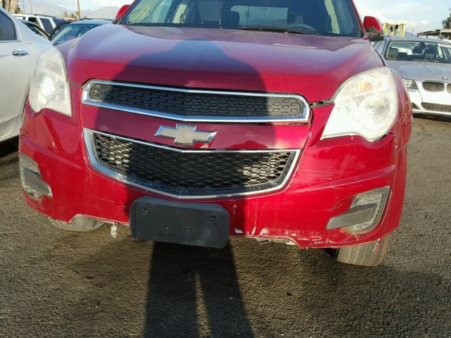 2GNALBEK0F6364928 - 2015 CHEVROLET EQUINOX LT RED photo 9