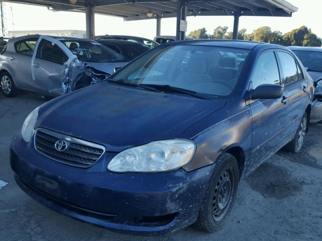 1NXBR32EX7Z832811 - 2007 TOYOTA COROLLA BLUE photo 2